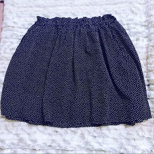 Forever 21 M Polka Dot Flare Midi Skirt